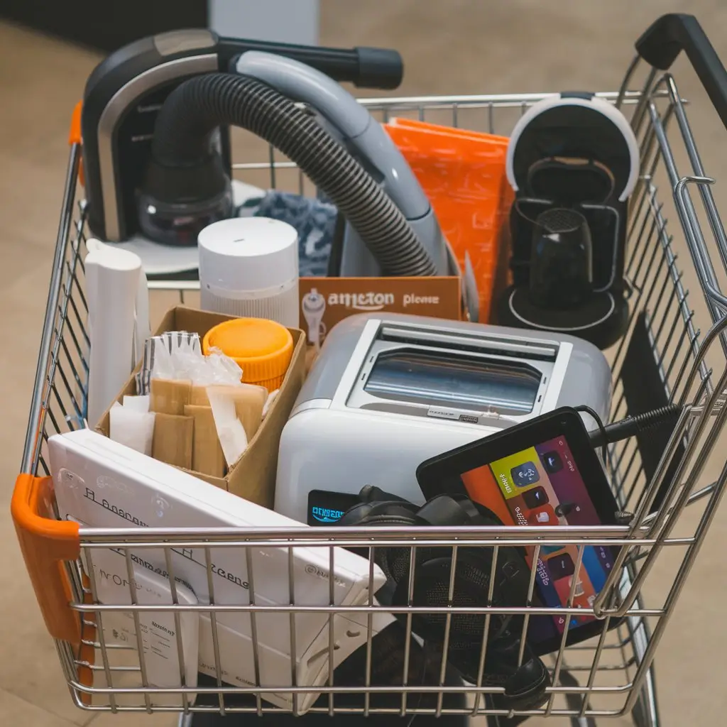 Carrito de compras de Amazon lleno de productos 10 productos para el hogar que nunca soñaste en Amazon 2025